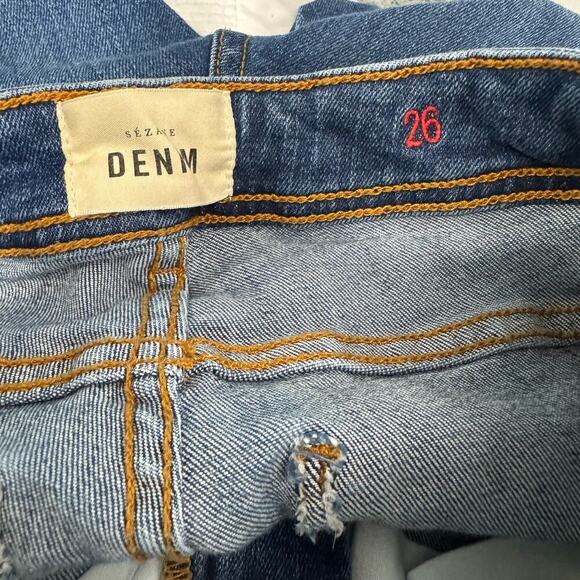 Sezane Slim Parfait Mid Rise Skinny Jean Denim Size 26 - Picture 10 of 11